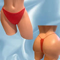 Thong- Exotic Dancewear Thong: Bold Confidence, Festival Ready6 Red