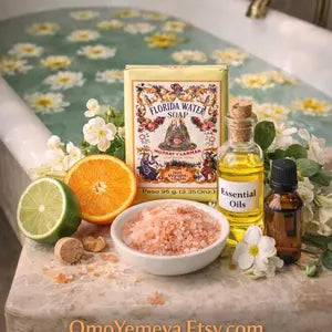 Soap- Florida Water Spiritual Cleansing | Energy Clearing | Altar & Ritual Use | Spiritual Protection | Metaphysical Supply / Soap