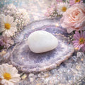Tumbled White Agate Stone (1) piece