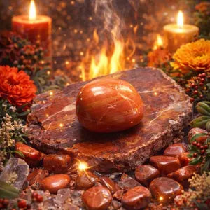 Tumbled Red Jasper Stone (1 piece)