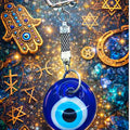 Evil eye key chain